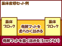 クワガタ菌床産卵セット図 クワガタ菌床産卵セット図